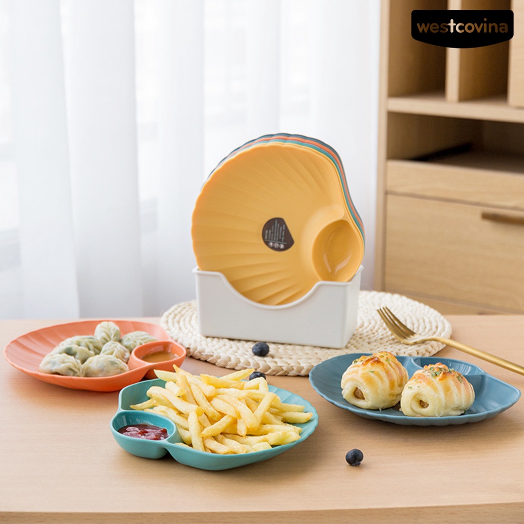 [WEST]⚘Đĩa Đựng Bánh Trái Cây / Món Tráng Miệng Không Vỡ Nhỏ Gọn Dành Cho Nhà Bếp