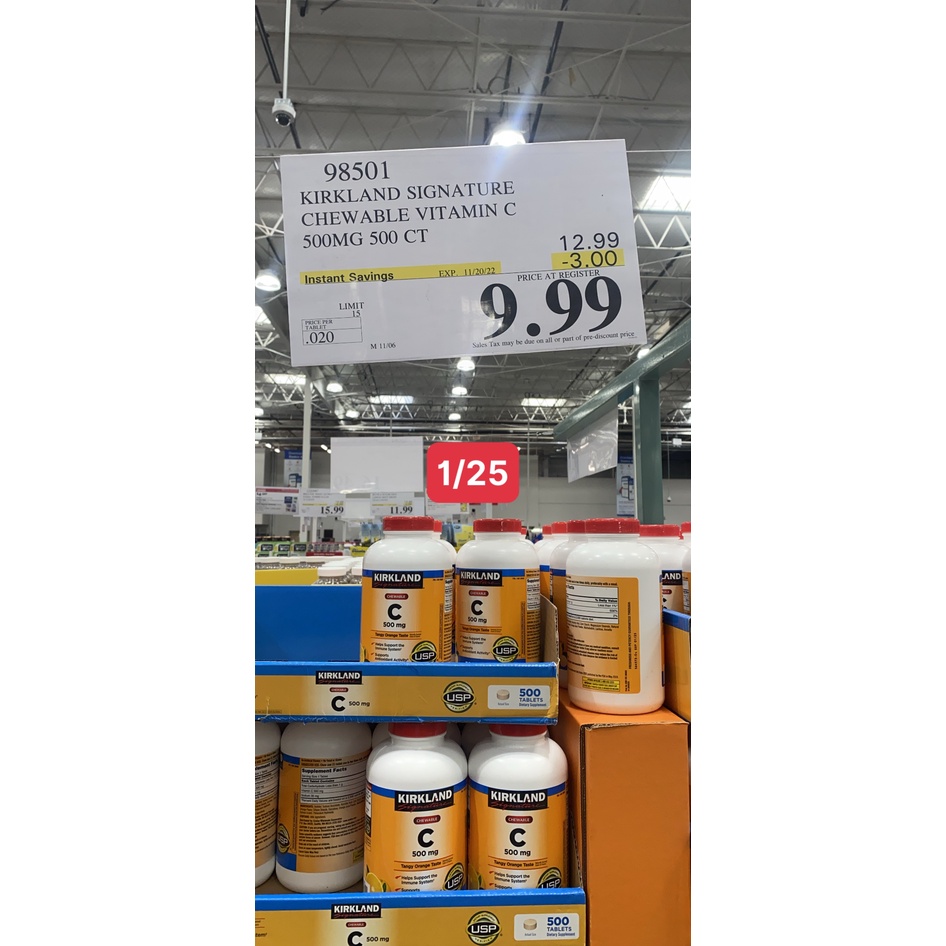 Viên Bổ Sung Vitamin D3 600 Viên Kirkland Signature 2000IU tăng hấp thụ canxi của Mỹ