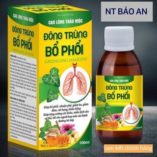 Đông trùng bổ phổi Hậu.c0vid. Giúp bổ phổi, nhuận phế, giảm ho.