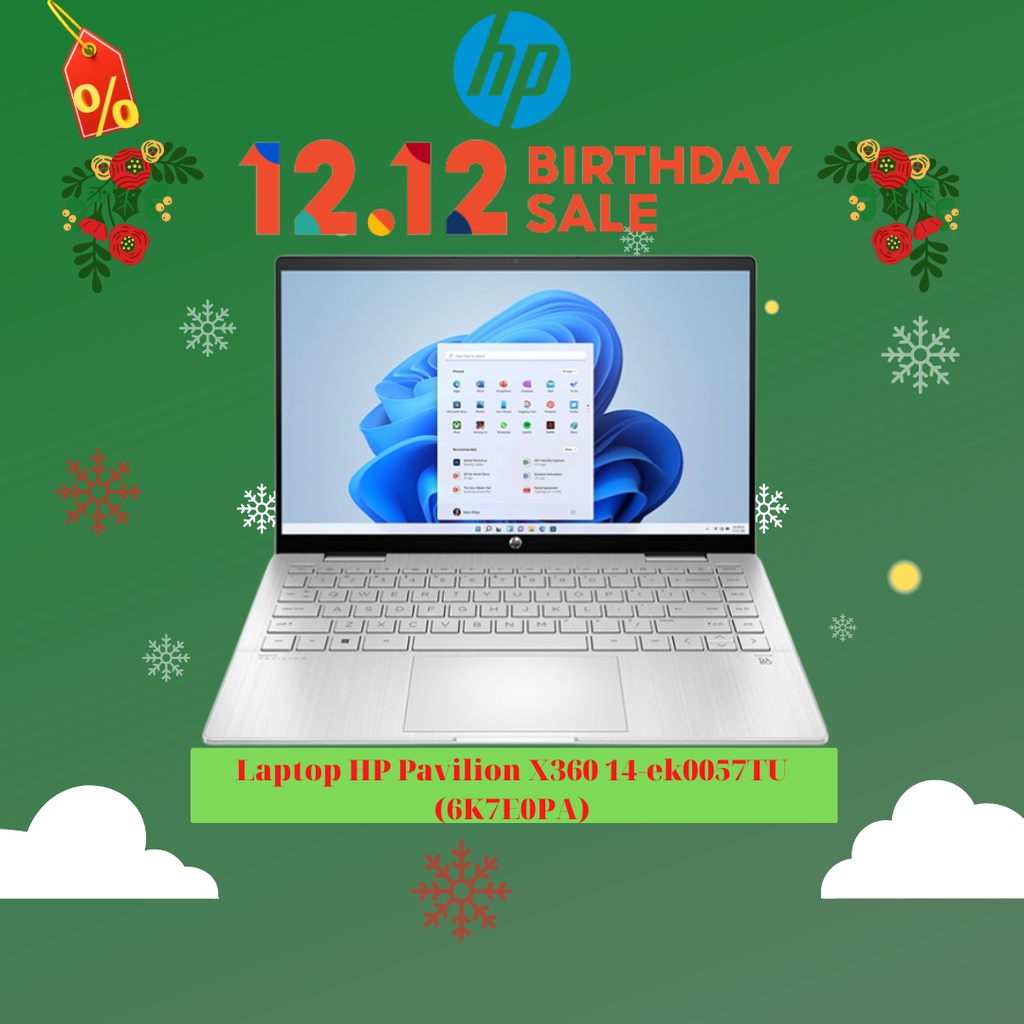 Laptop HP Pavilion X360 14-ek0057TU (6K7E0PA) i5-1235U | 8GB | 512GB | 14' FHD Touch | W11