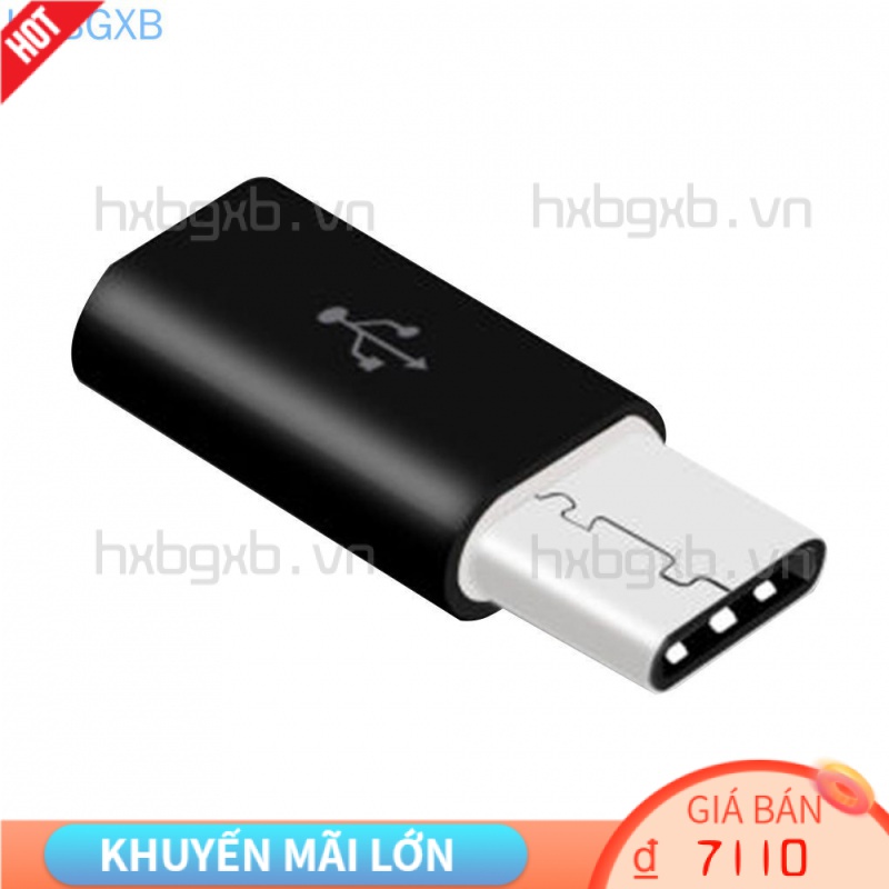 Set 1 / 5 / 10 Đầu Chuyển Đổi Từ Giác Cắm Type-C Sang Cổng Micro Usb
