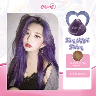 Thuốc Nhuộm Tóc Màu TÍM KHÓI TRẦM Không Tẩy | Chenglovehair, Chenglovehairs