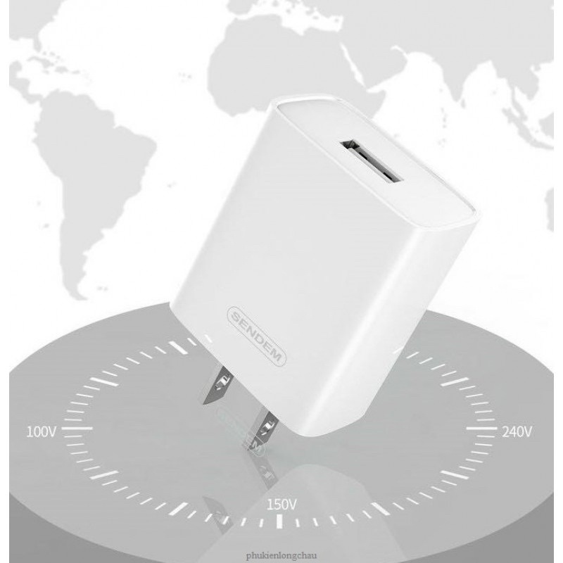 Cóc Sạc cho Oppo, Realme, Vivo, Samsung, iPhone... Chính Hãng Sendem C68 12W (5V 2.4A)