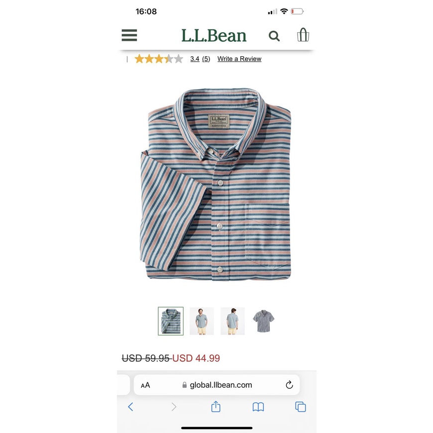 Áo somi nam big size xuất dư xịn L.L.B.e.a.n thanh niên và trung niên big size9 từ 80 kí trở lên)