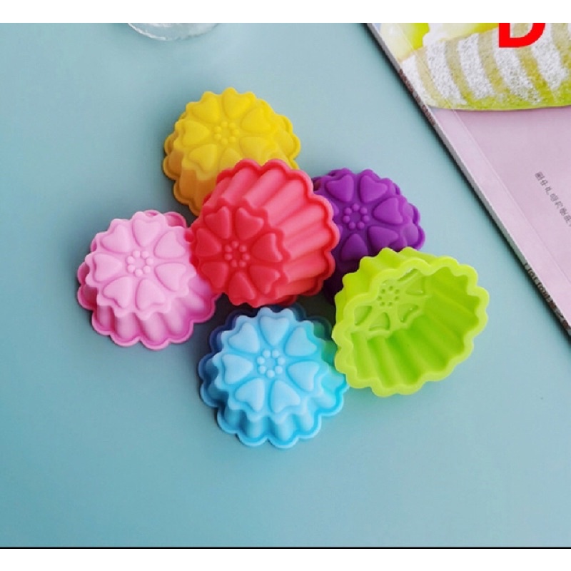 Khuôn Làm Bánh silicon 5CM Hình Hoa Anh Đào
