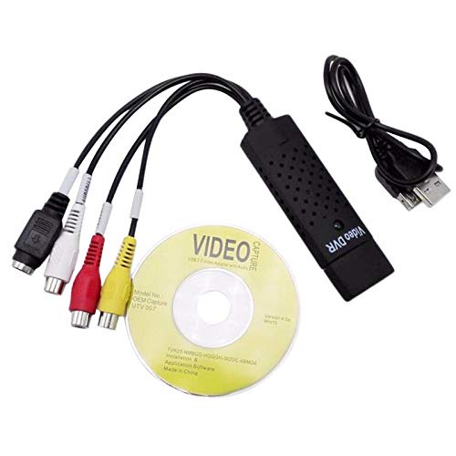 Dây cáp USB Easycap 2.0 ghi video từ Camera, Tivi, máy siêu âm, nội soi vào máy tính PC