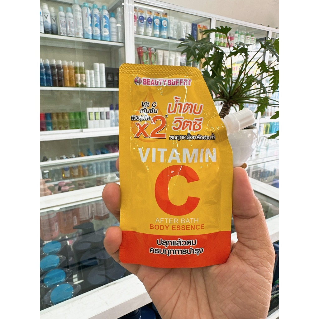 Tinh Chất Dưỡng Toàn Thân Làm Trắng Và Phục Hồi Da Vitamin C Scentio Beauty Buffet Thái Lan Dạng Gói Mini 50ml