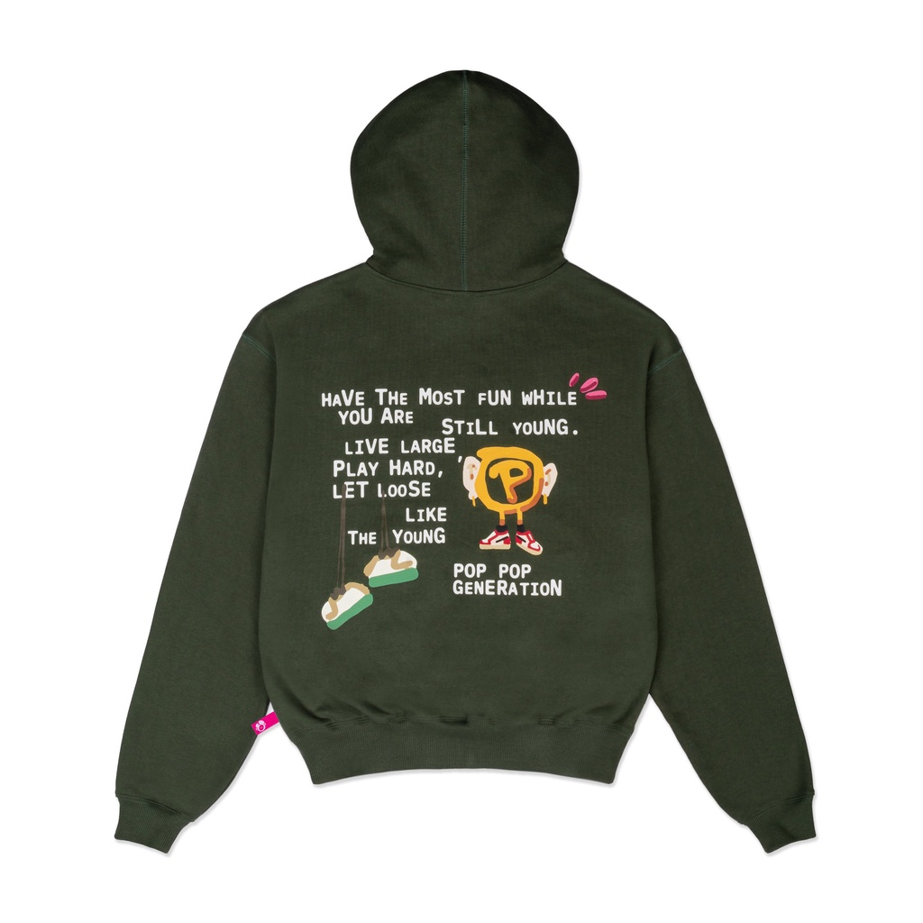 Áo Zipper Hoodie Levents | Poppop Word/ Hunter