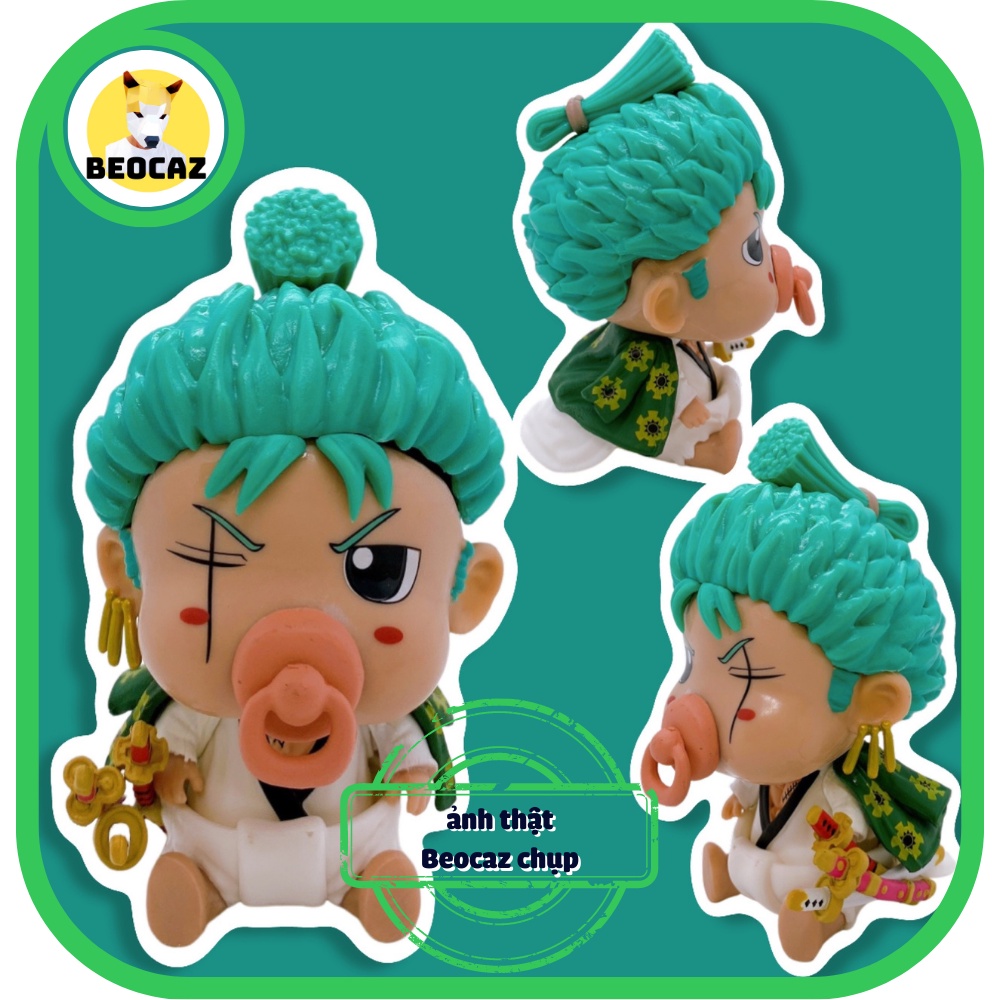 Mô Hình One Piece Đảo Hải Tặc Monkey D Luffy trang trí dễ thương Sanji Zoro chibi cute quà tặng sẵn Tiệm Đồ Chơi Beocaz