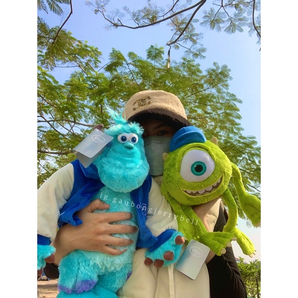 Gấu bông Mike Wazowski - Monsters University Disney lò đào tạo quái vật