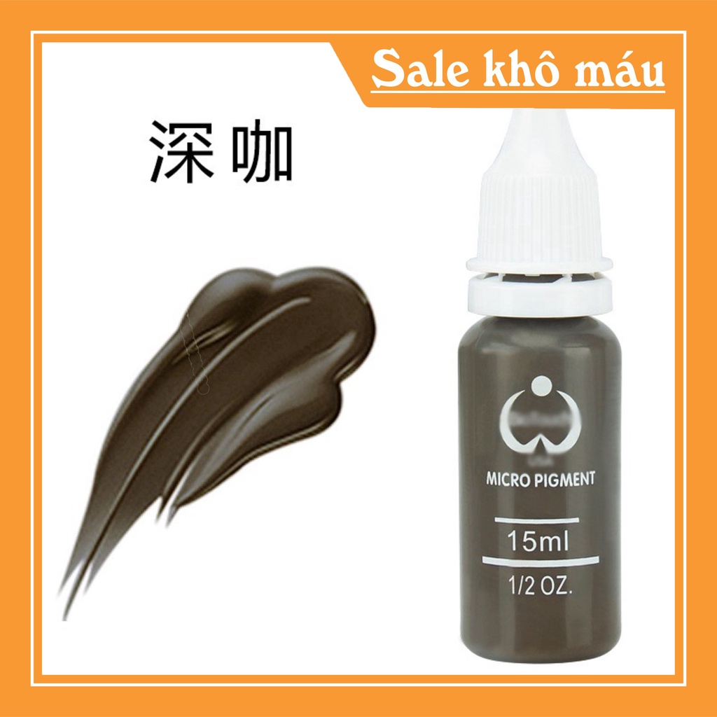 Mực Học Phun Xăm (15 ml) Siêu Rẻ. Mực Phun xăm dùng trong quá trình học Siêu Rẻ