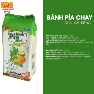 Bánh pía chay dứa sầu riêng 400g