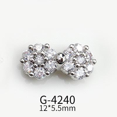 Charm nail nơ đính đá mẫu mơi hot trend 2023
