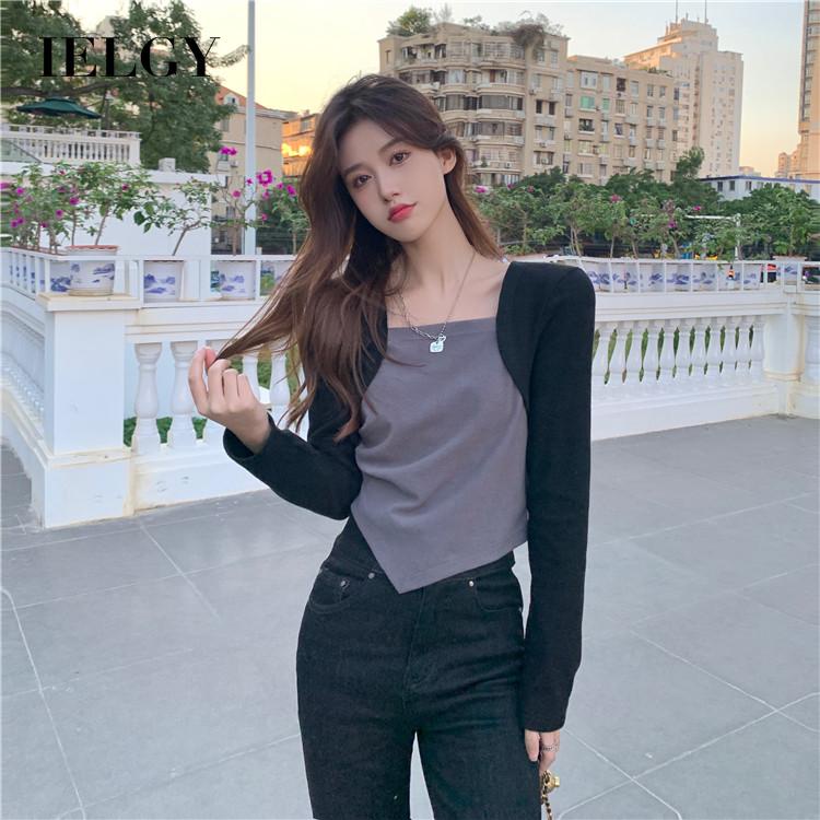 IELGY   Áo Thun Thiết Kế Độc Đáo Thời Trang Cho Nữ