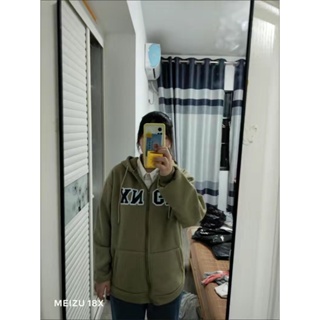 [CÓ SẴN] Áo khoác hoodie dài tay NỈ BÔNG trơn màu in chữ XN Bigsize đến 100kg #4