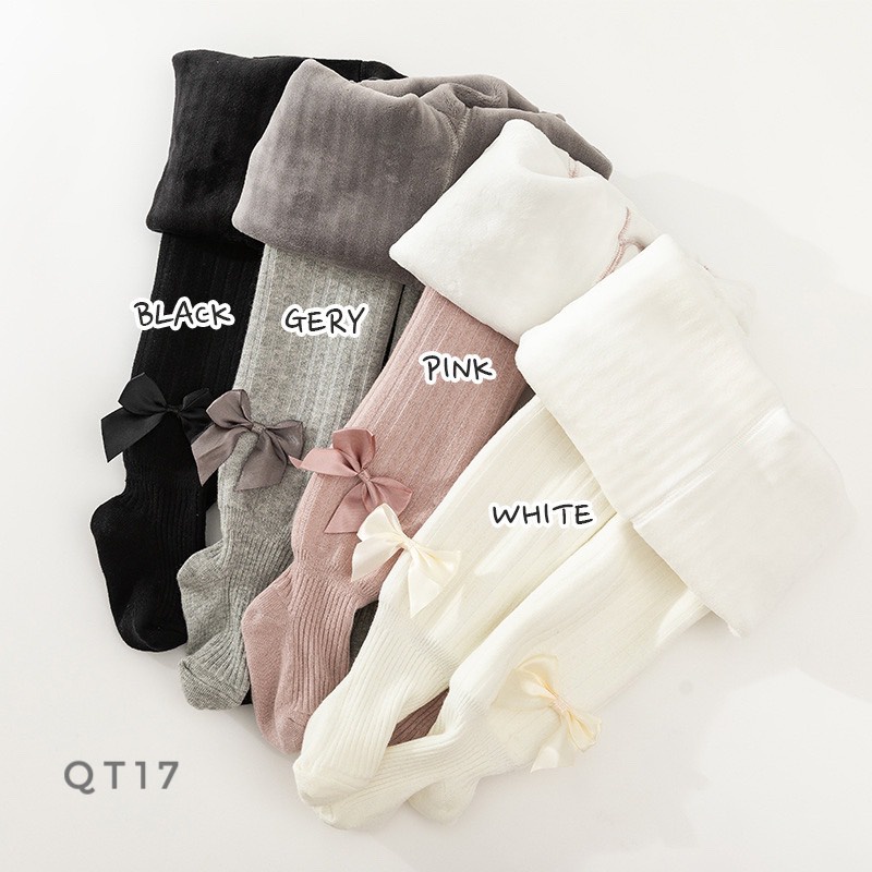 Quần tất lót lông nơ đùi - QT17
