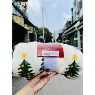 Mền lông siêu mềm mịn Wondershop At Target Throw của Mỹ, bản giáng sinh