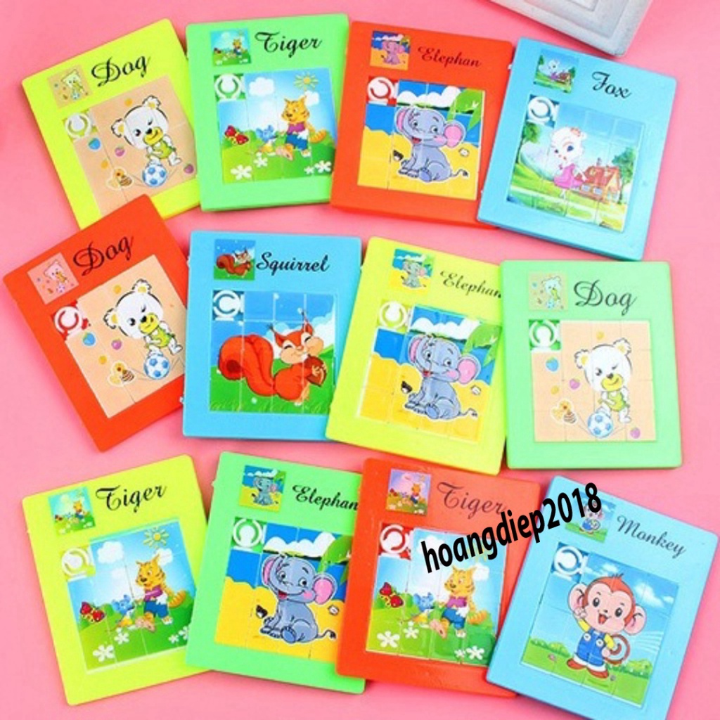 [TUỔI THƠ] đồ giải trí xếp hình ghép hình lắp đặt Tranh Ghép nhựa 8 mảnh/12 mảnh/15 mảnh nhiều hình 