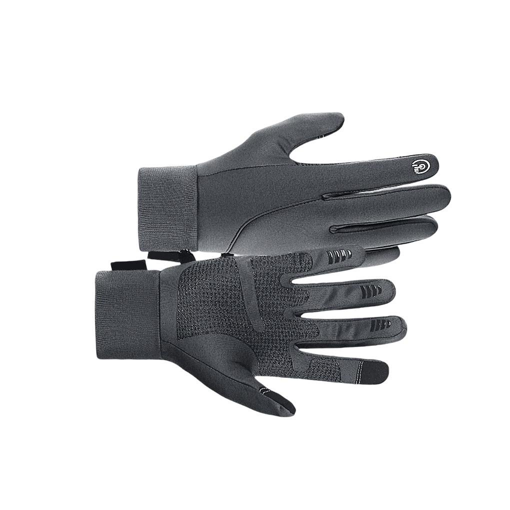 1 Đôi Găng Tay Cotton Giữ Ấm Chống Thấm Nước Có Thể Chạm Màn Hình Cảm Ứng Thời Trang Thu Đông Unisex