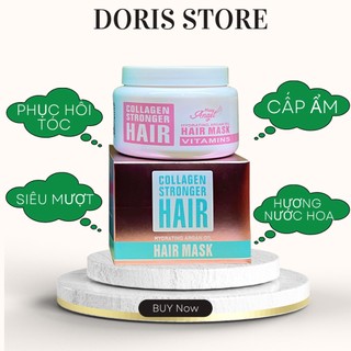 KEM HẤP TÓC Ủ TÓC HAPPY ANGEL 500ml PHỤC HỒI NANG TÓC TÁI TẠO TÓC KHÔ XƠ HƯ TỔN HƯƠNG NƯỚC HOA HÀNG CHÍNH HÃNG