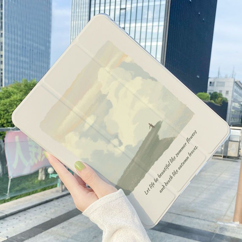 Ốp Máy Tính Bảng Mềm Họa Tiết Hoàng Hôn Cho iPad GEN7 / 8 / 9 10.2 "GEN10 10.9" Pro11 "Pro12.9" 2022 Air4 Air5 Air3 mini6