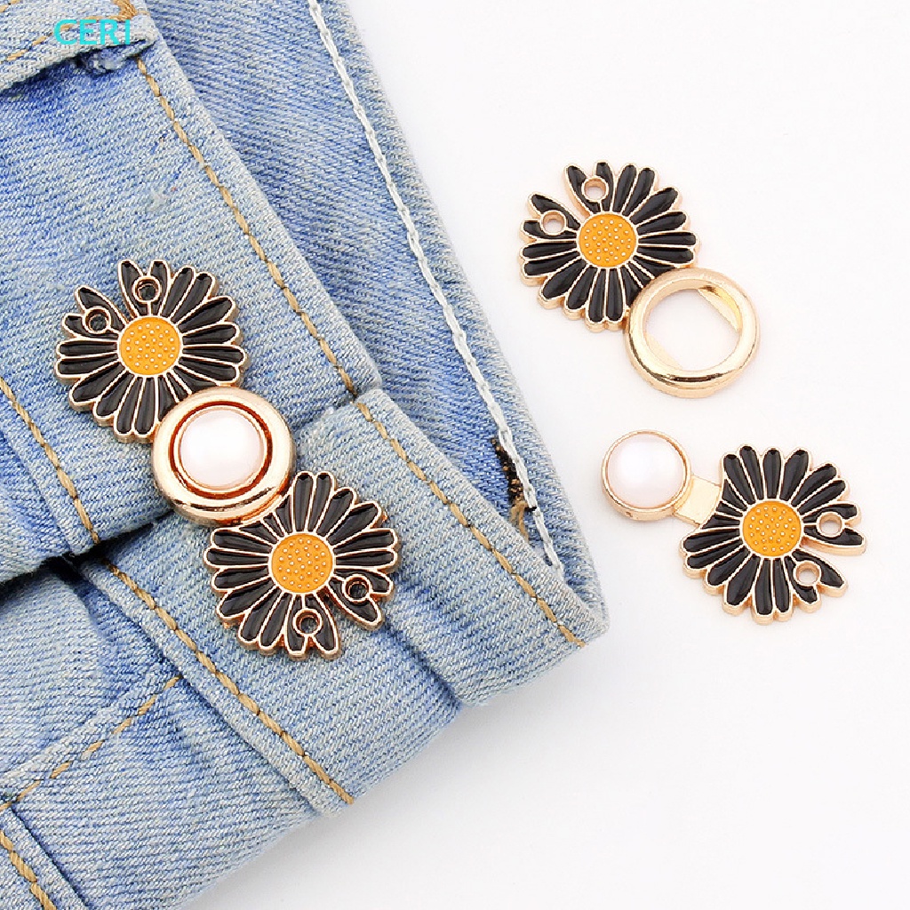 1 Kẹp Thắt Lưng Quần Jeans Bằng Kim Loại Có Thể Điều Chỉnh Cho Nữ