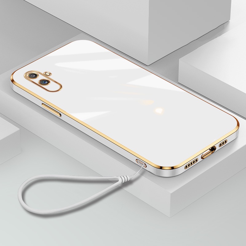 Ốp Điện Thoại gel silica Mạ Điện Cho oppo realme c3 c3i rmx2027 rmx2020 rmx2021