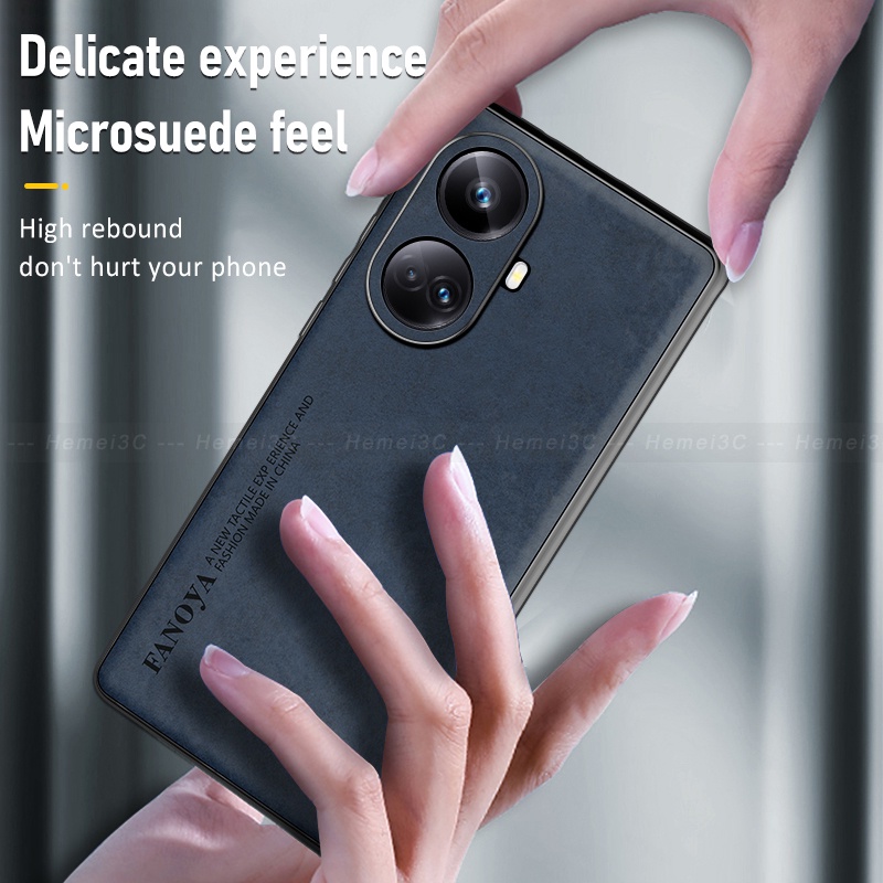Ốp Điện Thoại Da Cứng Cao Cấp Cho Realme 10 Realme10 Realme10Pro Pro Plus 4G 5G
