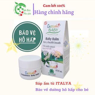 Sáp giữ ấm Baby Cucciolo phòng ngừa các bệnh về dường hô hấp