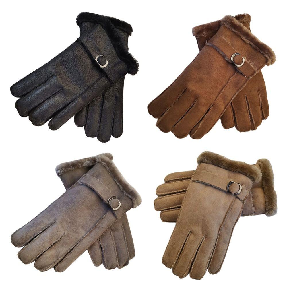 SUMU Găng Tay Thể Thao Lông Cừu Ấm Áp Hợp Thời Trang Cho Nữ