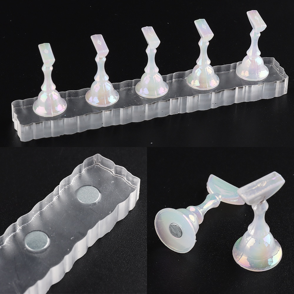Giá Đỡ Nam Châm Trưng Bày Móng Tay Giả Bằng Nhựa Acrylic