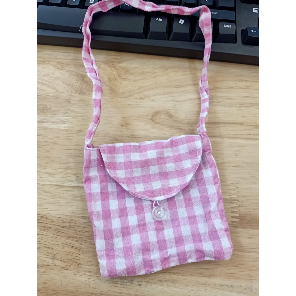 ẾCH XANH Đeo Túi Dễ Thương - Gấu Bông Đình May