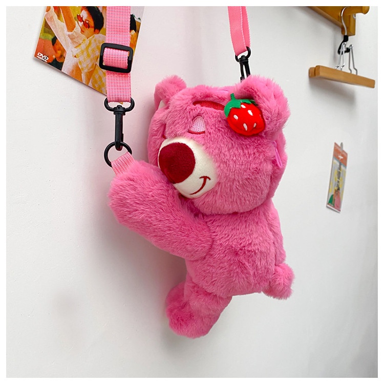Túi Đeo Chéo Hình Gấu Teddy Dễ Thương Xinh Xắn Cao Cấp