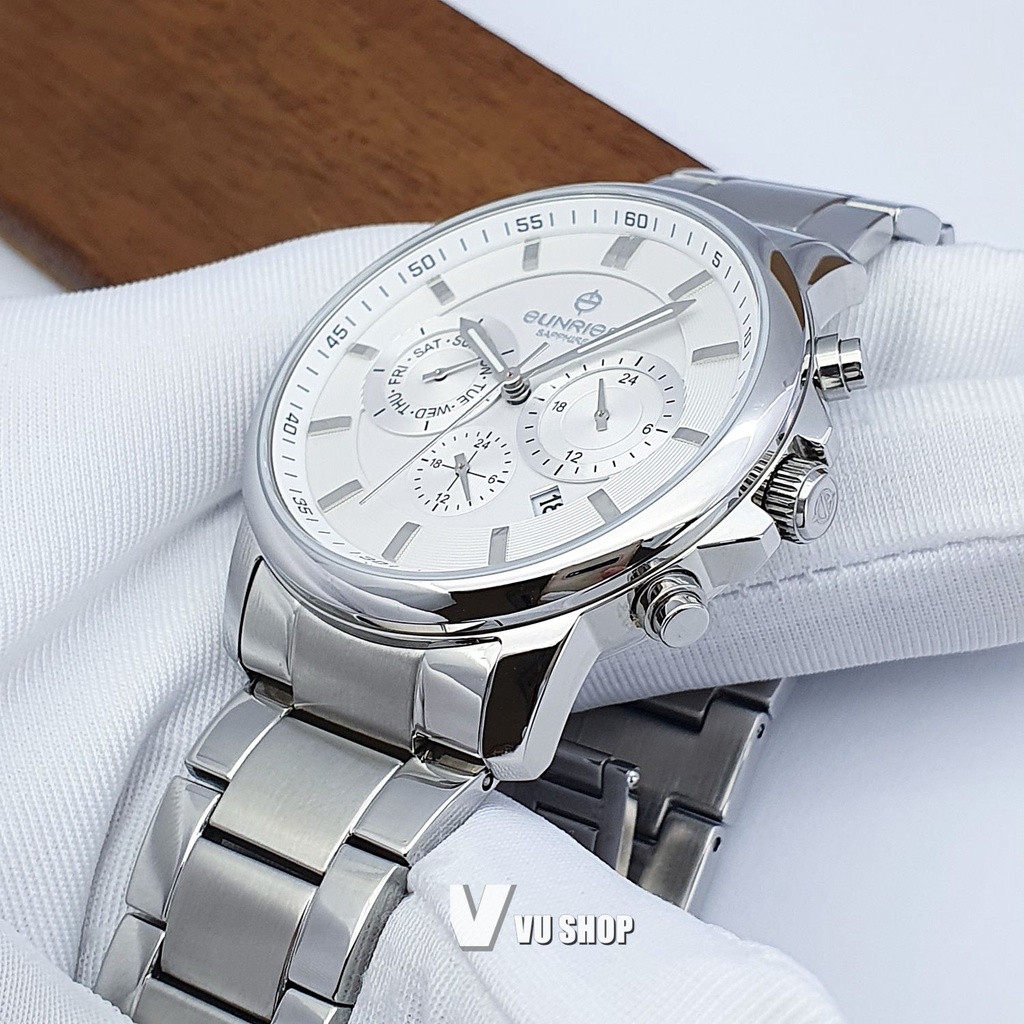 Đồng hồ nam SUNRISE DM757SWA - Chính hãng Fullbox