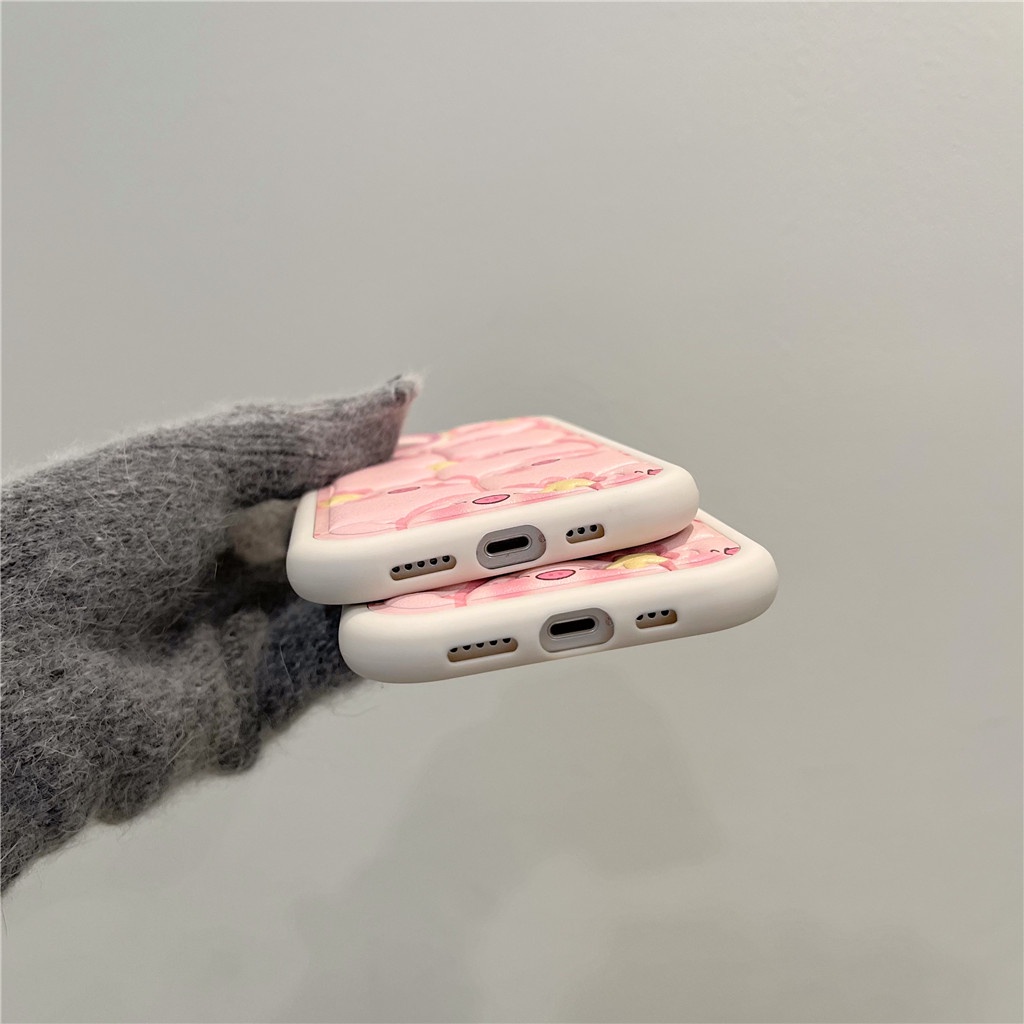 Ốp Điện Thoại Da Viền tpu Dẻo In Họa Tiết Hoạt Hình Góc Tròn Cho iphone 15 pro max 14 pro max 13 pro max 12 pro max