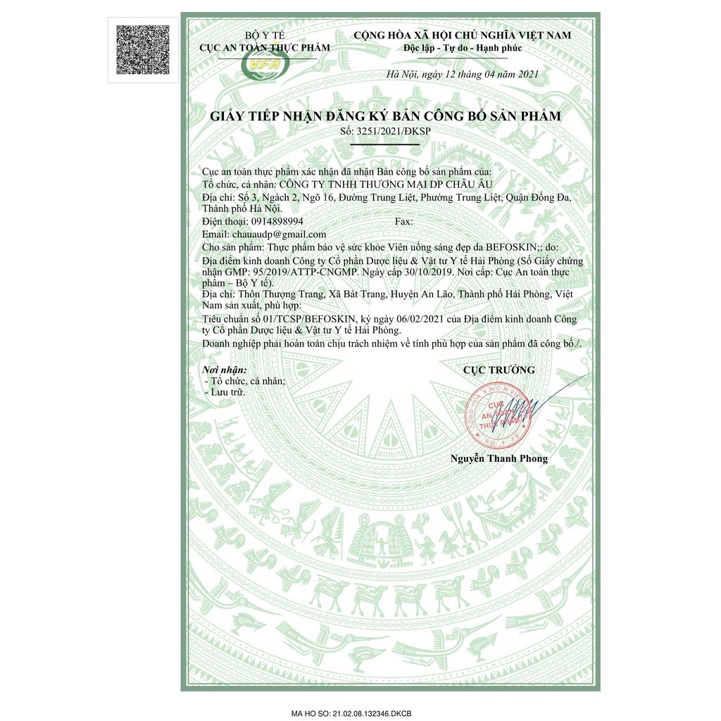 Viên Uống Sáng Đẹp Da Befoskin - Giảm Thâm, Mờ Nám, Tàn Nhang - Giúp Da Sáng Đẹp - Xóa Mờ Nếp Nhăn - Hộp 50 Viên