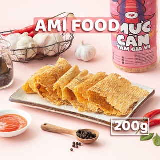 Khô mực cán tẩm gia vị 200g đồ ăn vặt ami food đạt chuẩn vsattp