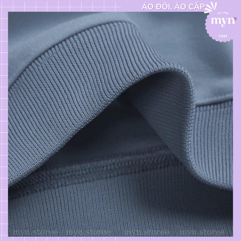 Áo Sweater Cặp Đôi Nam Nữ Tình Yêu, Bạn Thân Hoạt Hình Dễ Thương Chất Nỉ Bông Cao Cấp Form Rộng