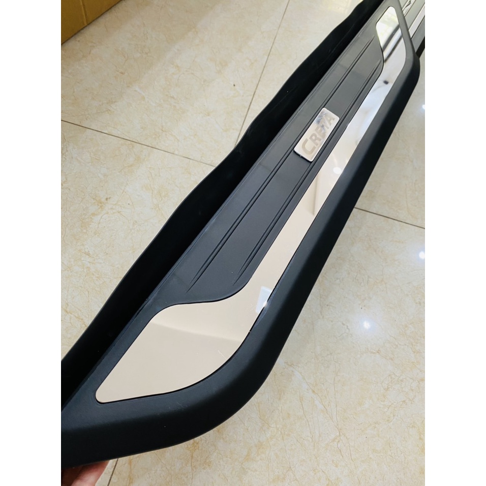 Bệ bước chân cho Kia Sonet 2021 2022 2023, bậc đúc nguyên khối chắc chắn, thẩm mỹ cao