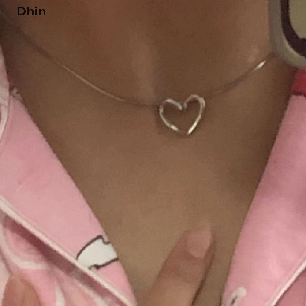 [Dhin] Vòng Cổ Choker Mặt Hình Trái Tim Mới Cho Nữ Miễn Phí Vận Chuyển