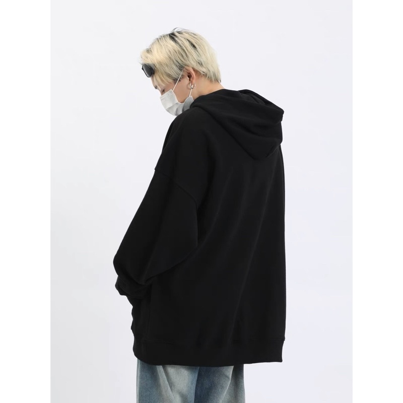 Áo hoodie nam dáng rộng chất nỉ bông 300gsm
