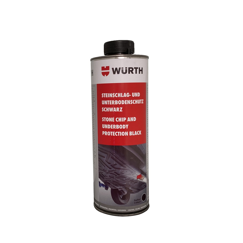 Sơn Phủ Gầm Cao Su Non WURTH 1000ml - Hạn chế Tiếng Ồn, Đá Văng, Ngập Nước - Công nghệ Đức