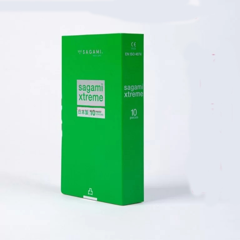 Bao cao su Sagami Type E Green Box Xanh, bcs siêu mỏng chống xuất tinh sớm kéo dài thời gian