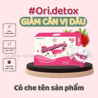 Giảm cân trái cây chính hãng vị dâu/ giam can, giam mo