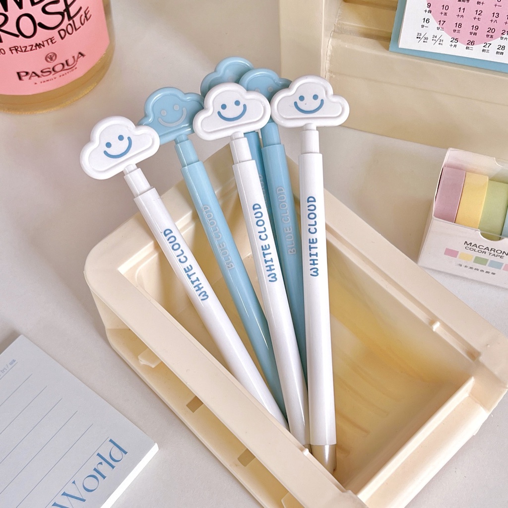 Bút Mực Gel Ngòi 0.5mm Hình Đám Mây Dễ Thương