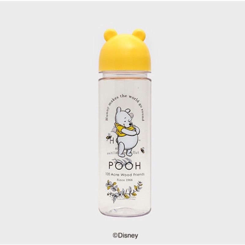 Bình nước nhựa 500ml gấu Pooh