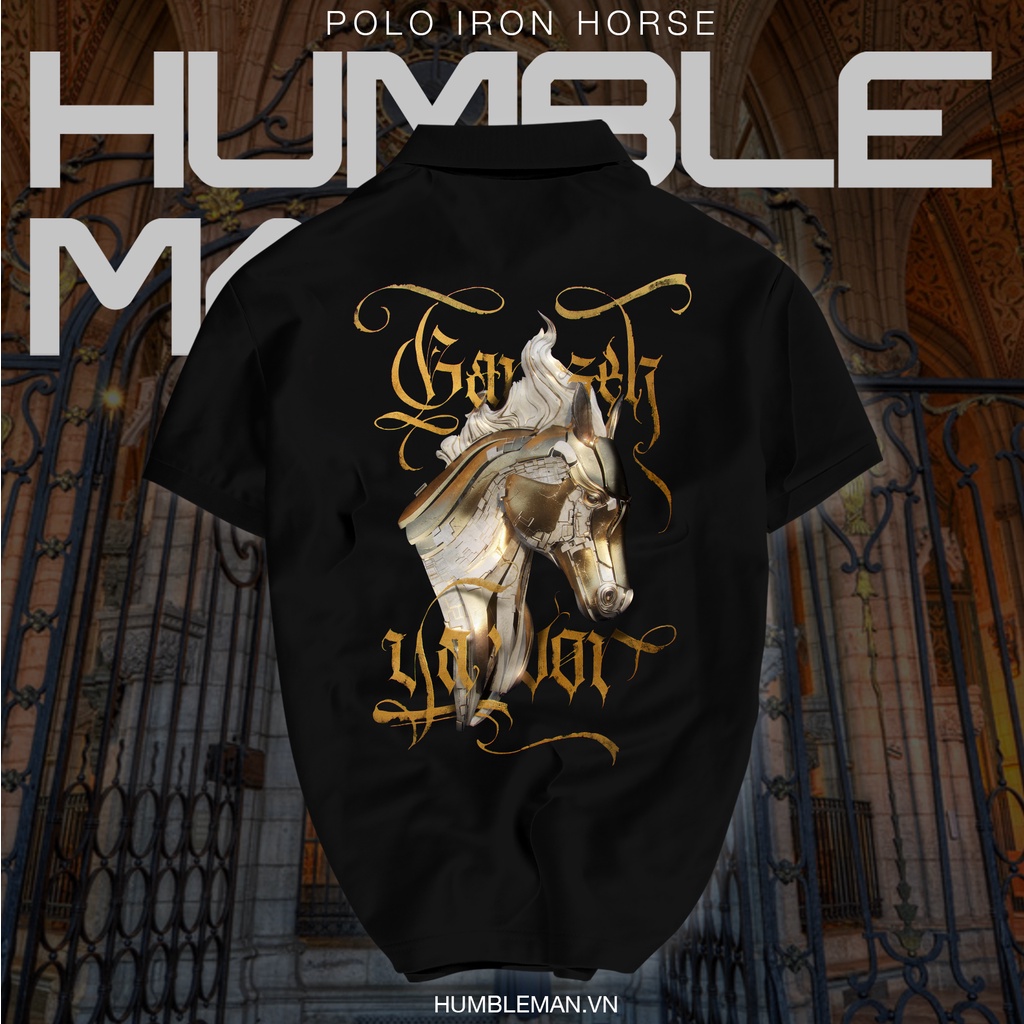 Áo Polo IRON HORSE vải cá sấu Cotton xuất xịn, chuẩn form, trẻ trung - thanh lịch - Humble Man