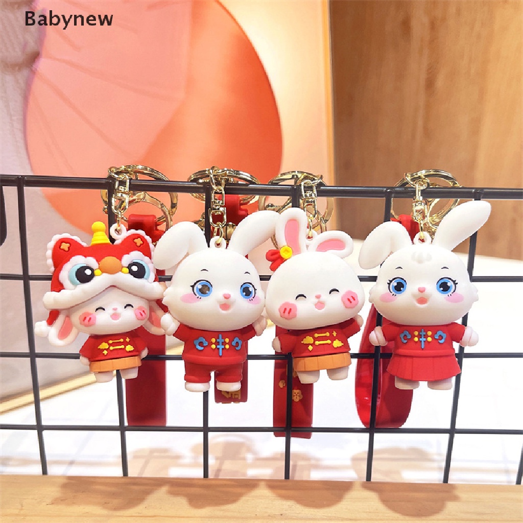 Móc Khóa Hình Thỏ Hoạt Hình Dễ Thương Cho Bé Gái