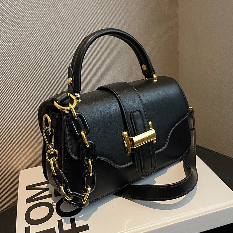 Túi Đeo Chéo Màu Nâu Phong Cách retro Thời Trang Cho Nữ