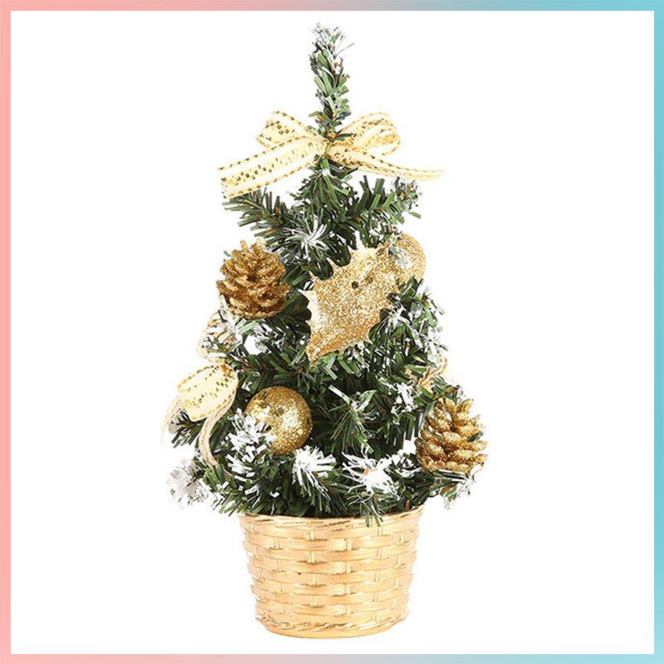 【giao hàng hôm nay>>>Christmas Tree Mini Aritificial Desktop Xmas Trees Home Hotel Shopping Mall Party Home New Year Decoration
